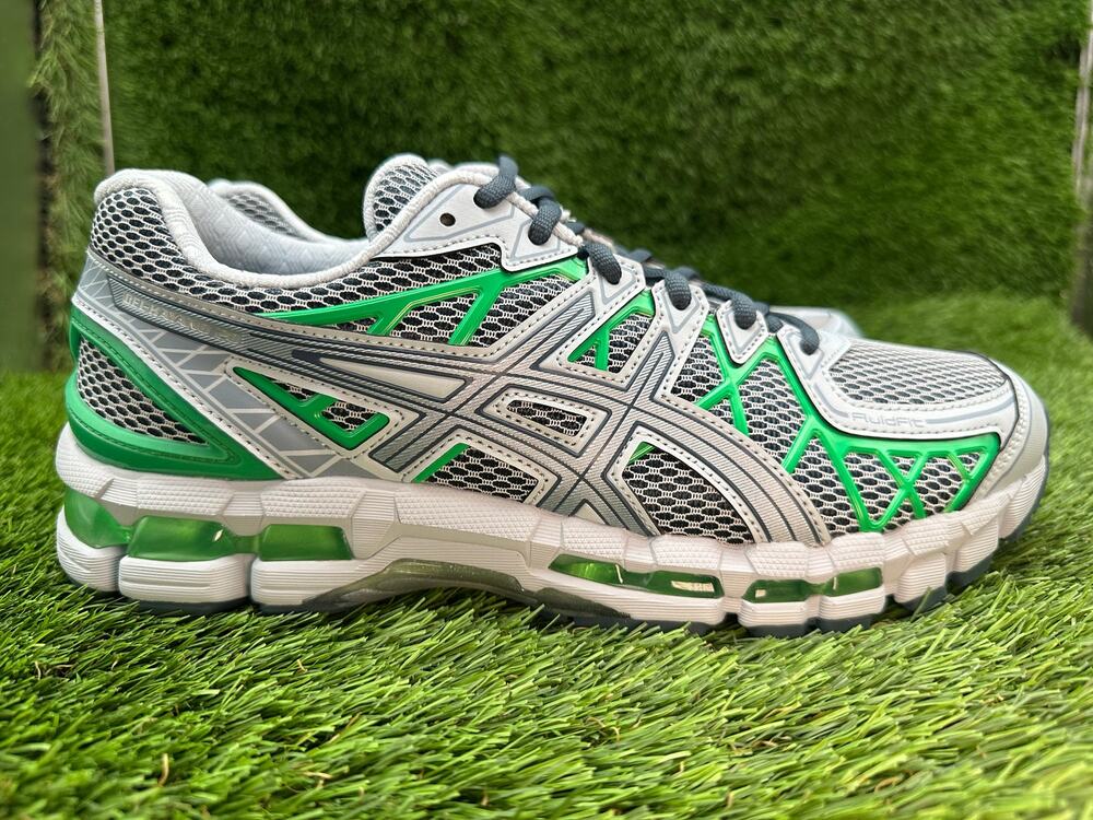 Asics Gel-Kayano 20 1203A884-400 Athletic Shoes Men's 9 Gray Mesh Running Sports